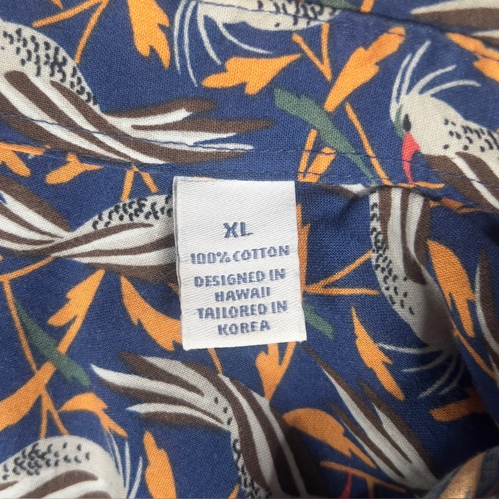 Reyn Spooner Joe Kealoha’s Birds Hawaiian Camp Shirt Men's XL Surf Aloha Vintage - Picture 6 of 12